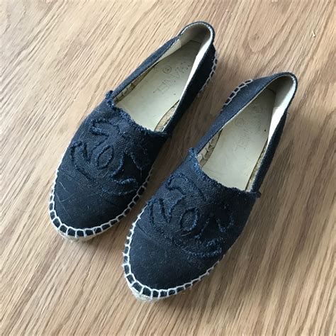 chanel canvas espadrilles price|authentic Chanel espadrilles for sale.